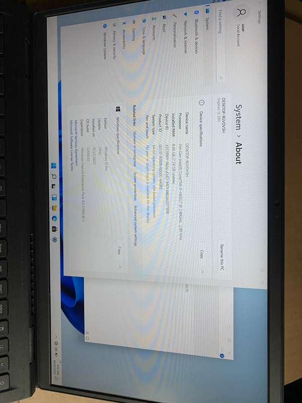 IRIS Xe(R) GRAPHICS* 11TH GEN DELL INSPIRON 15 3511*15.6`*CORE i7-1165G7*2.80GHZ*8 GB RAM*512 GB SSD